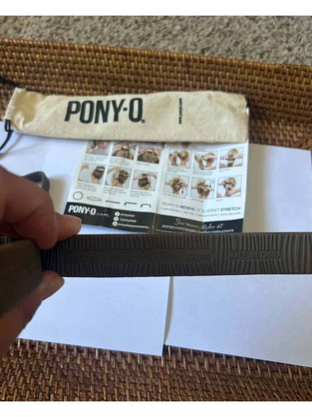 PONY-O Hair Styling Bundle | Original PONY-O + Bun Barz Tool w/ Storage Pouch
